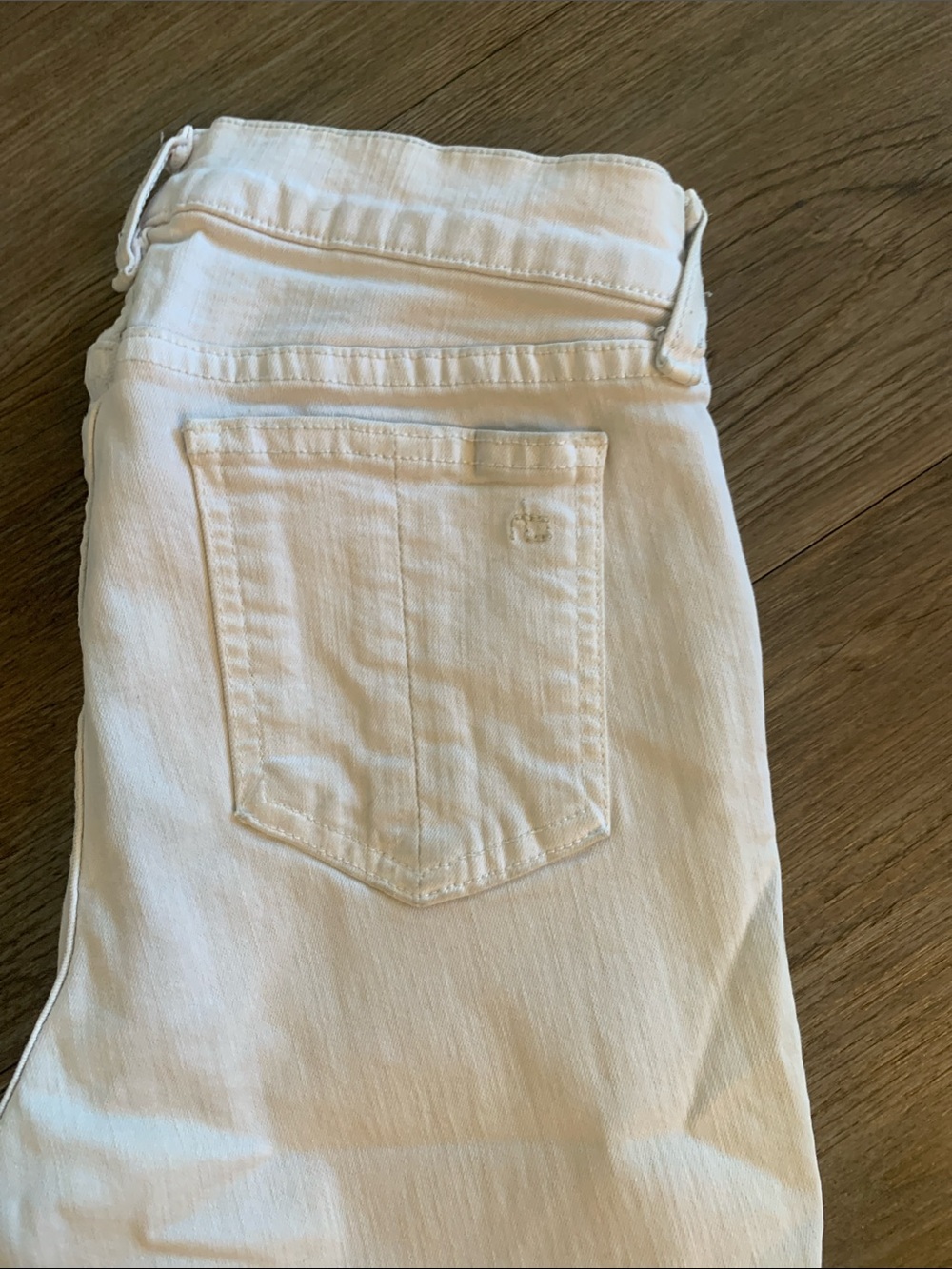 Women's Rag and Bone White Jeans Skinny